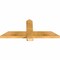 Ekena Millwork Eugene Rough Sawn Timber Gable Bracket, Western Red Cedar, 36"W x 15"H x 2"D x 4"F, 10/12 Pitch GBW036X15X0204EUG00RWR - alternate 4